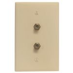 Leviton Ivory Duplx F-connect