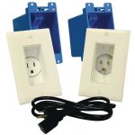 Midlite Lt Almnd Decor Recessed