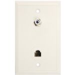 Eagle Aspen White Wall Plate W/1 F-81