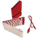Iwerkz Foldbe Blth Keyboard Red