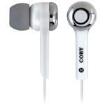 Coby Isolation Earphone Wht