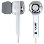 Coby Isolation Earphone White