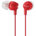 Sony Earbud Headphones Red
