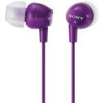 Sony Earbud Headphones Violet