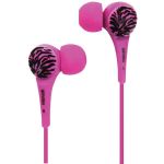 Maxell Zebra Earbuds Pink