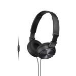 Sony Zx Overear Hdpn Mic Blk