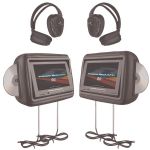 Power Acoustik Monitr/dvd/headph-blk