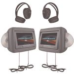 Power Acoustik Monitr/dvd/headph-gr