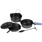 Stansport 6piece Iron Cook Set