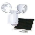 Maxsa Innovations Dual Head Solar Light Wht