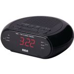 Rca Clkradio W/red Led Blk