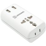 Lenmar All-in1 Adptr W/usb Wht