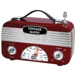 Northpoint Am/fm Vintage Radio Red