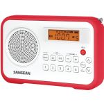 Sangean Am/fm Dgtl Port Rcvr Red