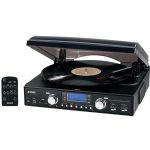 Jensen 3speed Turntble W/mp3 Blk