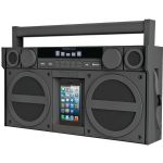 Ihome Blth Fm Boombx W/usb Gry