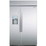 Samsung RS27FDBTNSR 48 inch Stainless Steel Counter Depth Bulit-In Side-By-Side Refrigerator