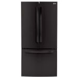 LG LFC24770SB 23.6 Cu. Ft. Smooth Black French Door Refrigerator - Energy Star