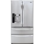 LG LMXS27626S French Door Refrigerator with 27 Cu. Ft. Capacity, in Stainless Steel