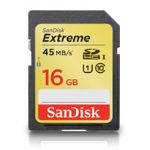 SanDisk 16GB Extreme UHS-I SDHC Memory Card (Class 10)