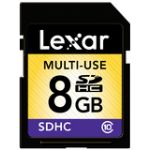Lexar 8GB Multi-Use SDHC Memory Card (Class 10)