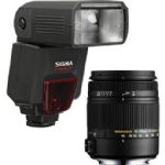 Sigma DC Flash Macro OS HSM Lens and EF610 DG Kit for Sony