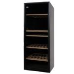 Vinotemp VT-CAVE G VinoCellier Black Glass Door Wine Cabinet